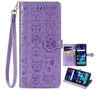 BAILI Étui Animal pour 1+ OnePlus Nord CE5 Cover, Lovely Cat Dog Dessin animé Housse Portefeuille, Coque pour 1+ OnePlus Nord CE5-006