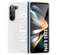 BAILI Fold 5 Coque pour Samsung Z Fold 5 Étui, Housse de téléphone à Bandeau pour Sam Z Fold5, PC Ultra Mince Cover Compatible avec Samsung Galaxy Z Fold5 2023-004