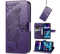 BAILI Magnétique Coque pour TCL 605/TCL 60 SE Étui, Fentes pour Cartes Etui Housse Cover pour TCL 605/TCL 60 SE-002
