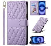 BAILI pour Realme C30 Étui avec Porte-Cartes de crédit, Case de Protection à Rabat en Cuir PU pour Realme C30-Violet
