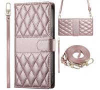 BAILI pour Realme C65 4G Case avec béquille, Étui de Protection à Rabat en Cuir PU pour Realme C65 4G-Rose