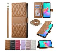 BAILI pour Vivo V23E 4G/V23E 5G Case avec béquille, Étui de Protection à Rabat en Cuir PU pour Vivo V23E 4G/V23E 5G-Marron