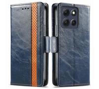 BAILI RFID Blocage Case pour Moto G17/Moto G15, Socle Cover, Magnétique Etui Portefeuille Coque pour Moto G17/Moto G15-010