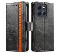 BAILI RFID Blocage Case pour Motorola Moto G17/G17 Power, Socle Cover, Magnétique Etui Portefeuille Coque pour Motorola Moto G17/G17 Power-008