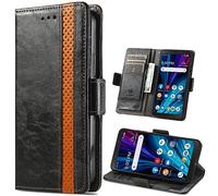 BAILI RFID Blocage Case pour TCL 605/TCL 60 SE, Socle Cover, Magnétique Etui Portefeuille Coque pour TCL 605/TCL 60 SE-002