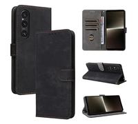 BAILI RFID Blocking Coque pour Sony Xperia 1 VI/PDX-245, Béquille, [RFID] Compatible avec Sony Xperia 1 VI/PDX-245-01