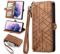 BAILI Zipper Pocket Coque pour HMD Pulse Plus Cuir, Portefeuille à Fermeture éclair Etui, Housse Étui pour HMD Pulse Plus-006