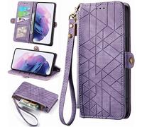 BAILI Zipper Pocket Coque pour TCL NxtPaper 70 Pro Cuir, Portefeuille à Fermeture éclair Etui, Housse Étui pour TCL NxtPaper 70 Pro-004