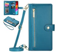 BAILI Zipper Pocket Étui pour Xiaomi Poco M7 4G, 9 Fentes pour Cartes, Pochette d'argent à Fermeture éclair pour Xiaomi Poco M7 4G-10