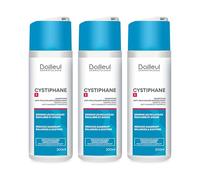 Bailleul | CYSTIPHANE S | Shampoing Anti-pelliculaire | Pellicules légères à modérées | DIMINUE LES PELLICULES, ÉQUILIBRE ET APAISE | Lot de 3x200 ml