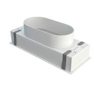 BAILLINDUSTRIE Plenum ABS pour Grille de soufflage de 300x100mm