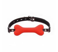 Bâillon de Bouche BDSM en Silicone Gag Bouche Os Chien SM Jouet