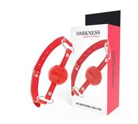 Baillon en silicone rouge