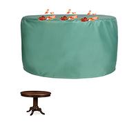 BAILR Housse Salon De Jardin Ovale 244×58cm, Housse Table De Ronde, Housse De Meuble De Impermeable, Housses Amovibles, Tissu Oxford 420D pour Table Et Chaises D'extérieur