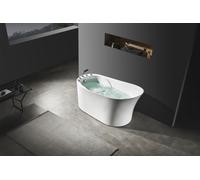 Bain à bulles Baignoire ovale Home Spa Indoor Baignoire à hydromassage