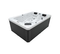 Bain à remous extérieur avec escalier et housse thermique HOME DELUXE SUNSET - 220 x 156 cm - Pour 3 personnes