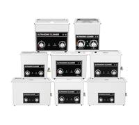 Bain à ultrasons 0,8 L, 2 L, 3 L, 4 L, 6 L, 10 L, 15 L, 22 L, 30 L, commande par bouton, 600 W, chauffage, minuterie, panier de nettoyage, machine de nettoyage ultra-nettoyante(CJ-040-10L,US)