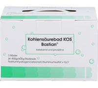 Bain au charbon KOS Bastian Sel de bain tonifiant et pétillant, 3 pcs. sachets