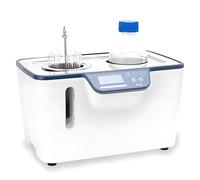 Bain chauffant thermostatique, bain-marie de laboratoire numérique 800 W, avec réservoir intérieur en acier inoxydable de 5 L, minuterie, protection sans eau, 2 ouvertures, for chauffer des