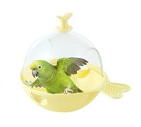 Bain d’oiseaux perruches | Grand jouet cage interactif à suspendre | Accessoire de bain perroquet pour intérieur de la maison | calopsitte, pinson, canaris, tourtereaux | Jeu amusant, bain-marie, enri