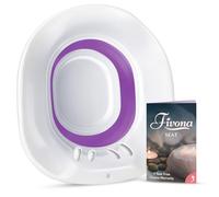 Bain d'assise pour grossesse et hémorroïdes - Siège de trempage pour toilettes - Bac à vapeur vaginale - Pour soins post-partum - Siège Bath and Yoni Steam Seat