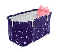 Bain De Bain Pliant, Seau À Bain Pliable, Baignoire Compacte, Conception De L'économie D'espace, Configuration Rapide Et Pliage, 120x55x50cm, Idéal Pour Les Voyages Et Le Camping