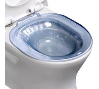 Bain de bain Sitz, salle de sitz pour les toilettes, coffre-fort portable sur la baignoire des toilettes pour les hémorroïdes post-partum des soins privés, pour