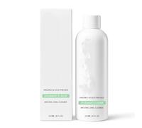 Bain de bouche à l'huile, bain de bouche à la menthe verte et à la noix de coco pressée à froid pour les dents, huile de bain puissante à la menthe poivrée pour les dents et les gencives,1pcs