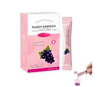Bain de Bouche Format Voyage au Raisin, 20 Sachets Unidose Sans Alcool pour une Haleine Fraîche Durable, Rince Bouche Portable Idéal pour le Travail, les Voyages et après les Repas