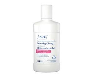 Bain de Bouche Hydratant TePe, Sans Saveur, Pour Bouche Sèche | Bain de bouche hydratant au fluor non aromatisé qui soulage la sensation de bouche sèche