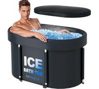 Bain de glace portable pour athlètes, 105 x 65 x 66 cm | Grande baignoire de récupération de thérapie par le froid, pour la maison et l'extérieur