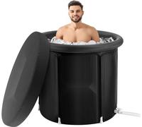 Bain de glace pour sportifs - Bain de glace gonflable 85x75 cm - Thérapie à l'eau froide de 330 litres - Idéal pour la récupération