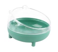 Bain De Hamster - Boîte De Sable | Vert | CAPERSOLET TRANSPARENTSTOLET pour Gerbill Dwinea Guinée Piet Cage | Lavable Au Sable De Sauna Animal