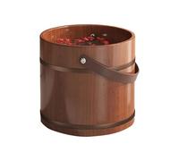 Bain de pieds - Bain de pieds en bois avec rouleau de massage intégré - Bac de massage des pieds à tremper - Pour hommes, adolescents, mères, papas, grand-mère, personnes âgées, bien-être à la maison