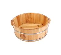 Bain de Pieds Barrel, Bassin de Bain de Pieds En Bois, Bassin à Pied En Bois Spa Massage Baril for Bain Pied Améliorer Le Sommeil Pied Baignoire, Massage Bassin de Trempage Des Pieds, 16x40cm UN