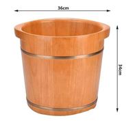 Bain de Pieds Barrel Seau de Bain de Pieds en Bois Soulage Les tensions, stabilise Les émotions, utilisé for Les Bains de Pieds(A)