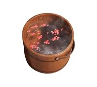 Bain de Pieds | Bassin En Bois Avec Rouleaux Massants,Bassin Massant pour Pieds - Pour Hommes Femmes Adolescents Parents Grands-Parents Maison Spa Détente