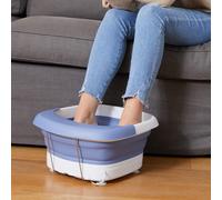 Bain de pieds chauffant pliable - pédicure, bien-être et massage à domicile