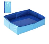 Bain de pieds de piscine 40×30×10 cm bac à pieds pliable portable de
