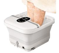 Bain de Pieds Électrique à Massage Rotatif - Spa de Massage Pliable avec Chauffage et Vibration,Aide Électrique Multifonctionnelle pour Bain de Pieds Adaptée à Toute la Famille