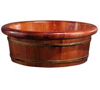 Bain de pieds en bois pour les pieds - Cadeau de ménage - Bain de pieds en bois - Sauna - Massage, spa, sauna, bain de pieds en bois fait à la main - Seau pour les pieds - Accessoires de sauna