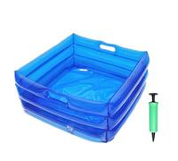 Bain de pieds gonflable pour piscine - Piscine à pieds portable Échelle d'accès à la piscine Lavage des pieds Sol de piscine Accessoires de piscine | Convient pour l'intérieur et l'extérieur Camping