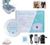 Bain de Pieds Ionique Détox, Bain de Pieds électrolytique détoxifiant, kit de bassin ionique Foot Spa Detox, système de bain de pieds ionique, baignoire de pédicure portable (sans bassin)