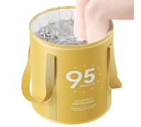 Bain de Pieds Rempli Bassin,Bac De Trempage Pliable Pour Pieds | Conteneur Étanche Base Antidérapant Pour Soin Domicile Douche Spa Voyage