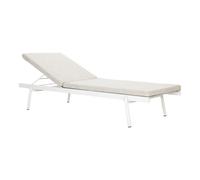 Bain de soleil avec coussin LxWxH 180x72.5x30.5-78.8cm