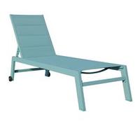 Happy Garden – Bain de soleil Barbados – Textilène – Aluminium bleu clair