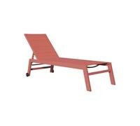 Happy Garden Bain de soleil Barbados – en textilène, aluminium – Terracotta Orange