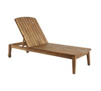 Bain de soleil en bois massif canopee