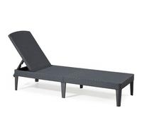 Chaise longue Buffalo (tressée, gris)