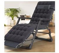 Bain de Soleil Pliable Chaise Longue Pliante Fauteuil Inclinable Pliant De Salon De Patio De Siège De Bureau De Balcon De Chaise Portative Inclinable Pour Le Patio Intérieur Extérieur Transat de Relax